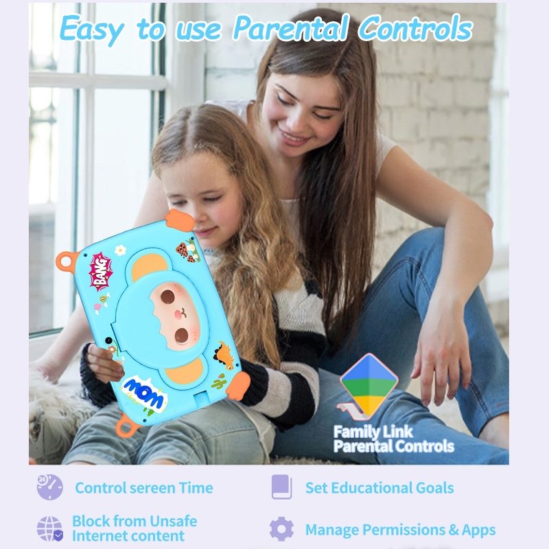 Kids Early Education - 7인치 디스플레이를 갖춘 어린이용 태블릿 PC,