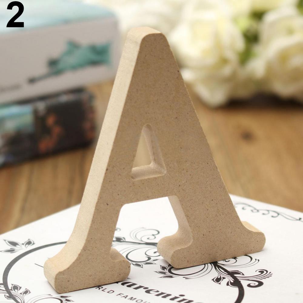 Kids Education Name - 10cm 독립형 A-Z 나무 문자 알파벳
