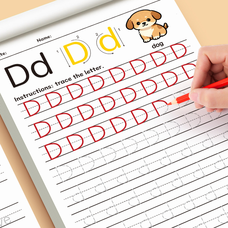 Learning Workbook Preschool - 26개 알파벳 따라쓰기 연습장 미취학 아동을