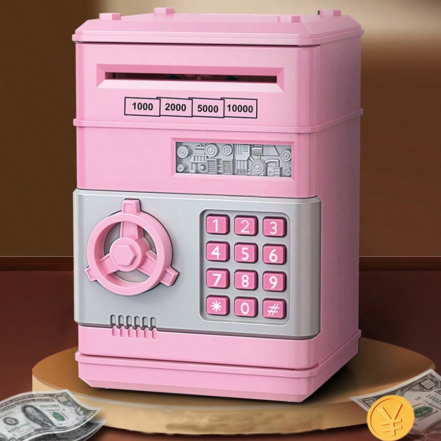 Kids Education Gift - 어린이용 미니 ATM 저금통, 전자식 동전
