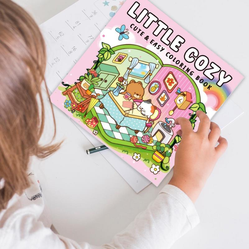 유아를위한 색칠하기 책 쉬운 아늑한 색칠하기 워크북 학 - Learning Workbook Preschool 리뷰 및 가격