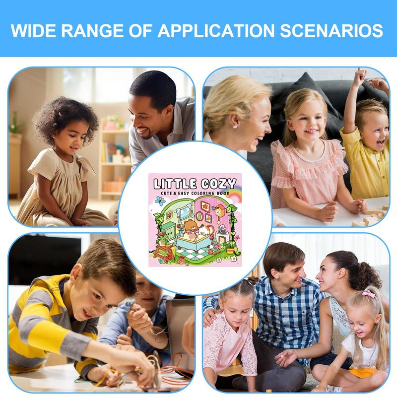 유아를위한 색칠하기 책 쉬운 아늑한 색칠하기 워크북 학 - Learning Workbook Preschool 리뷰 및 가격