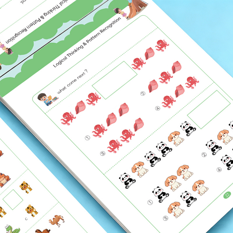 32 페이지 패턴 찾기 워크북 미취학 아동 논리적 사고 - Learning Workbook Preschool 리뷰 및 가격
