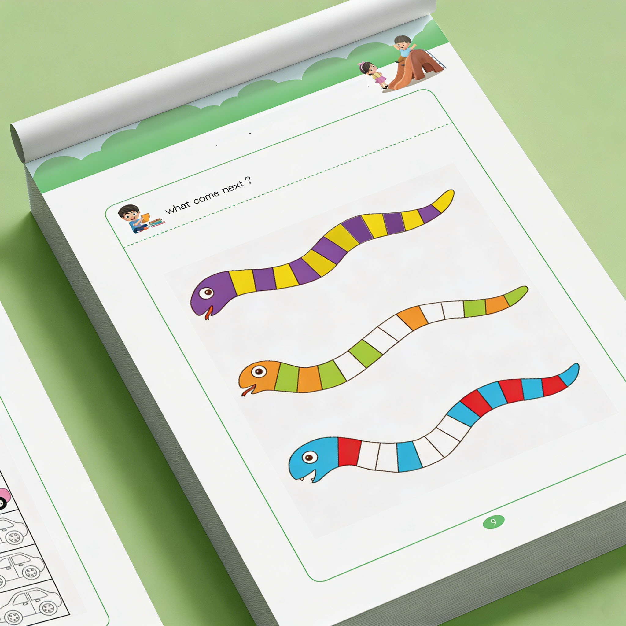 어린이를 위한 패턴 찾기 워크북 |   32페이지 시퀀 - Learning Workbook Preschool 리뷰 및 가격