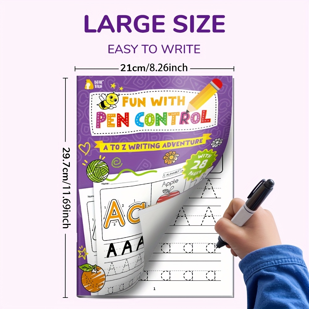 유아 학습 활동 교육용 워크북 알파벳 글자 따라쓰기 색 - Learning Workbook Preschool 리뷰 및 가격