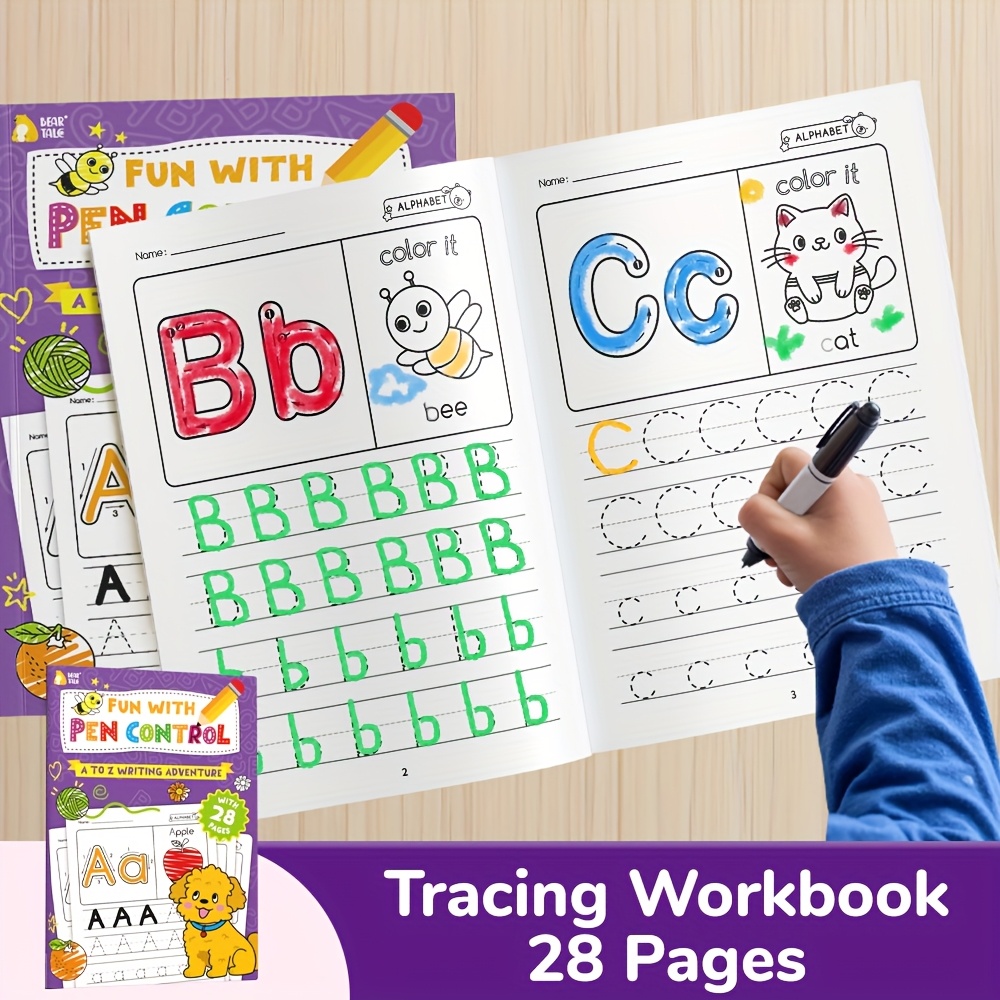 유아 학습 활동 교육용 워크북 알파벳 글자 따라쓰기 색 - Learning Workbook Preschool 리뷰 및 가격