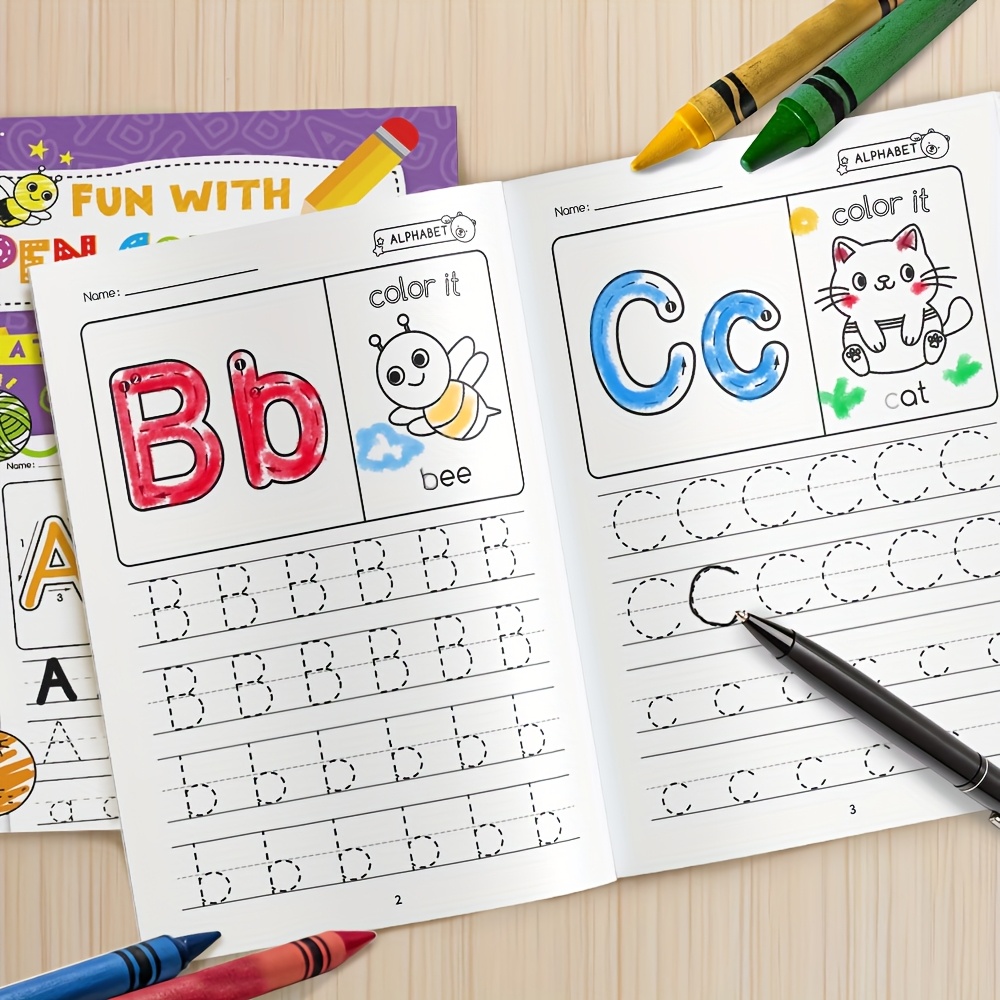 유아 학습 활동 교육용 워크북 알파벳 글자 따라쓰기 색 - Learning Workbook Preschool 리뷰 및 가격