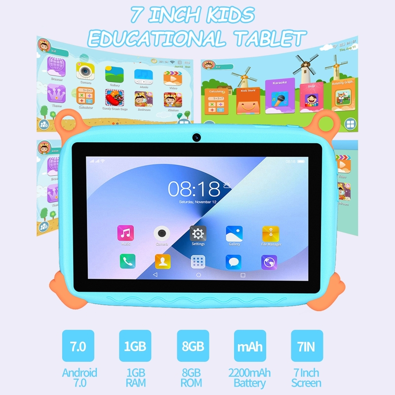 7인치 디스플레이를 갖춘 어린이용 태블릿 PC, 보호  - Kids Early Education 리뷰 및 가격