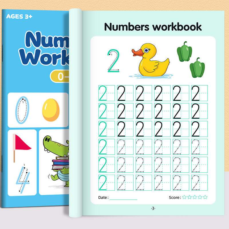 32페이지 숫자 따라쓰기 연습장 0-100, 3-5세  - Learning Workbook Preschool 리뷰 및 가격