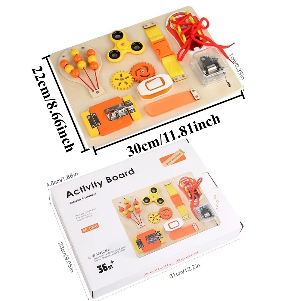 몬테소리 나무 재질의 비지보드 장난감, 유아 감각 교육 - Kids Education Gift 리뷰 및 가격
