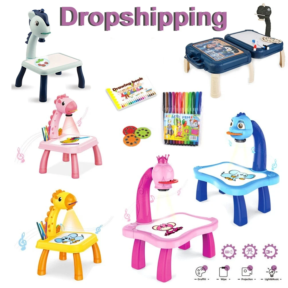 어린이 LED 프로젝터 아트 드로잉 테이블 드로잉 보드 - Drawing Projector Kids 리뷰 및 가격