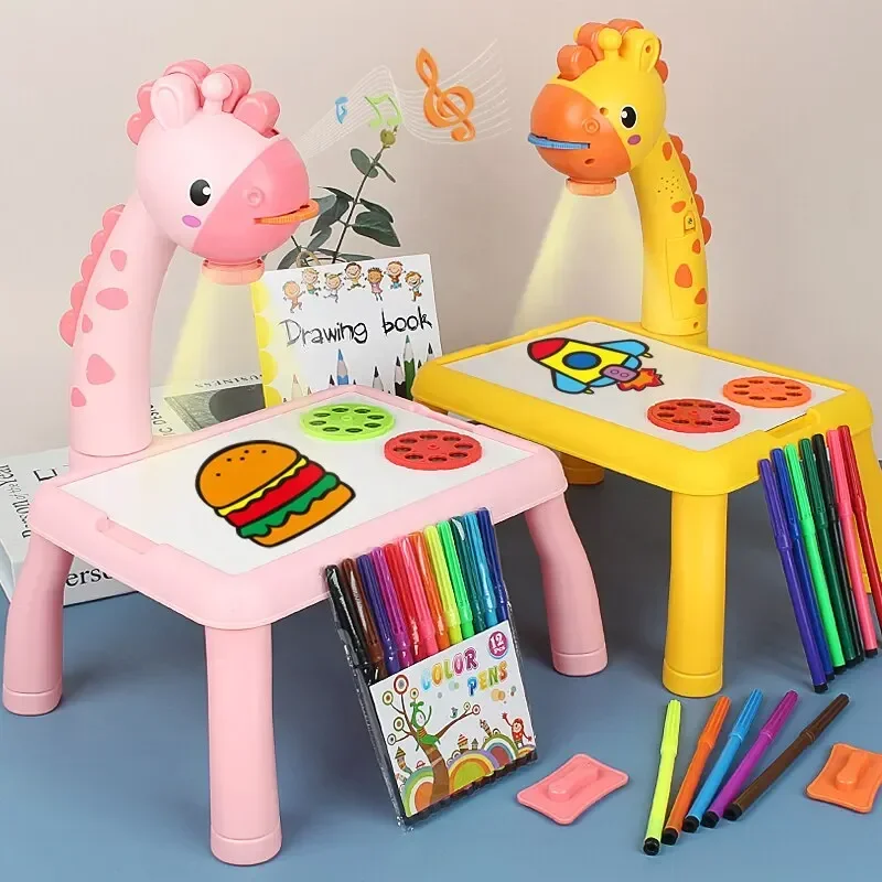 LED 프로젝터 보드 기린 손글씨 그림 책상 어린이 그 - Drawing Projector Kids 리뷰 및 가격