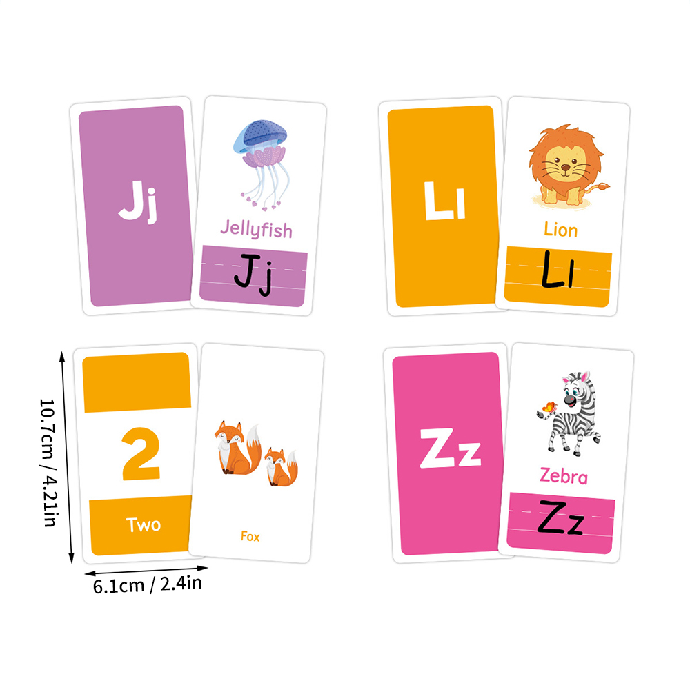 58PCS ABC 알파벳 Flashcards 몬테소리  - Abc Kids Early Education 리뷰 및 가격