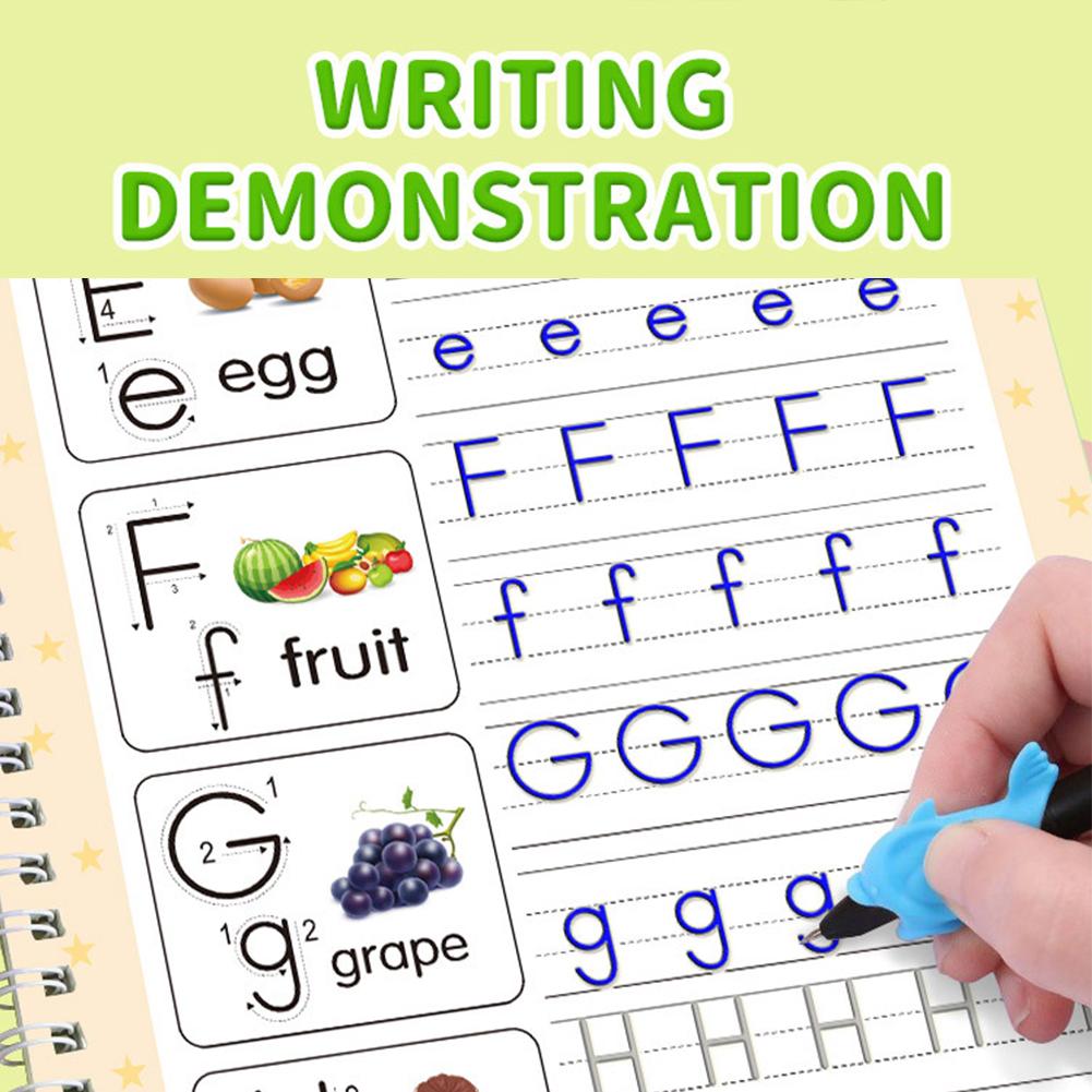 마법 연습 교본 어린이용 재사용 가능 그루브 워크북 덧 - Learning Workbook Preschool 리뷰 및 가격